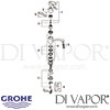 Grohe Eurosmart Cosmopolitan Single-Lever Sink Mixer Tap Spares